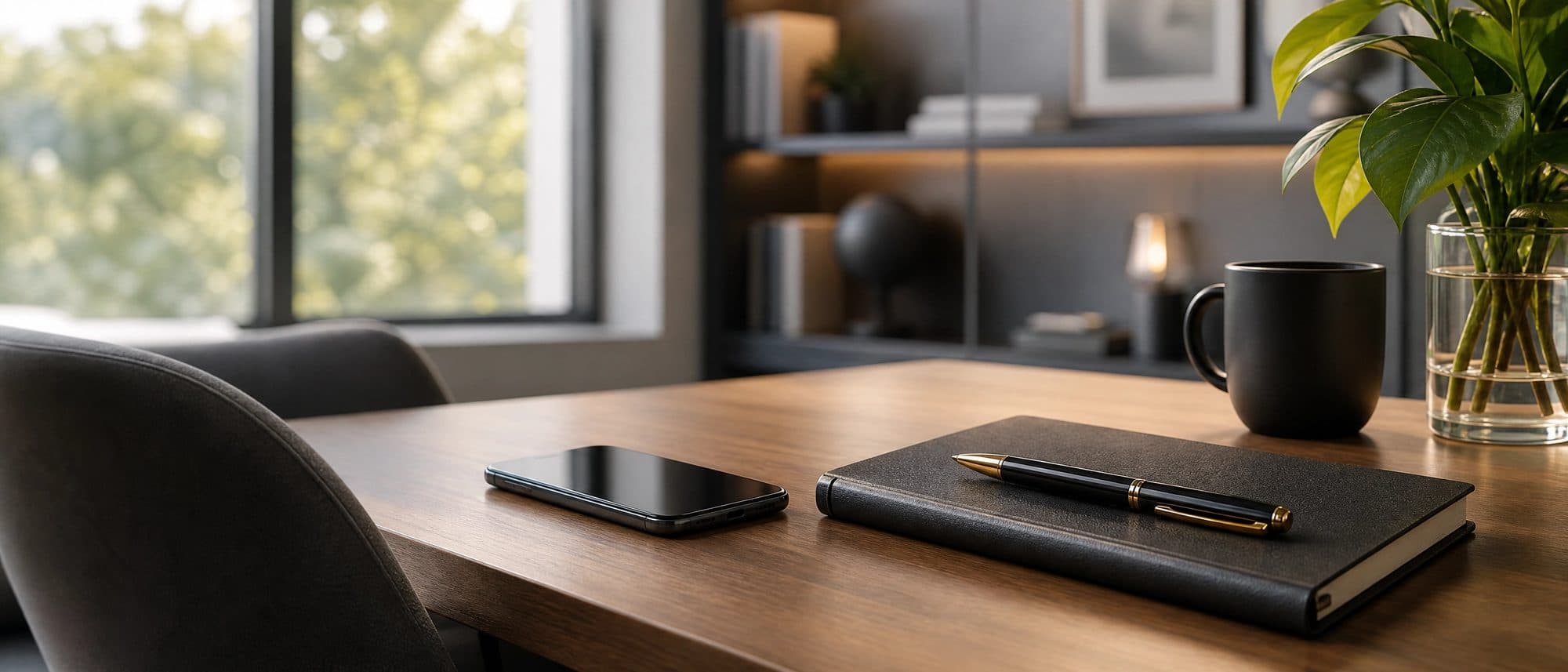 Escritorio con notebook para escribir tu consulta